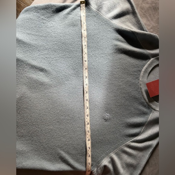 NWT $670 Etro Sweater virgin Wool Light Blue Multi Color Pegasus Logo Large L - Picture 14 of 16